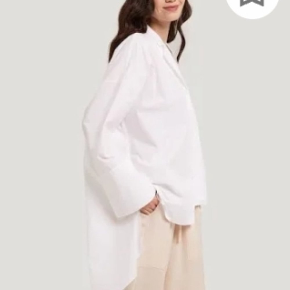 Women's White Oversized Shirt